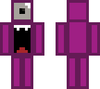 purple eye ball