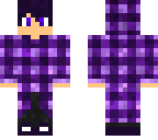 purple trench coat