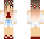 red top with white cardagain