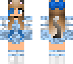 blue cat girl