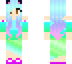 cat girl with dress and brown eyes