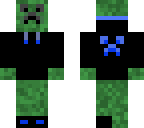 creeper with hoodie