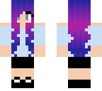 cute skin girl purple