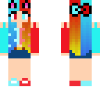 fire and ice cat girl
