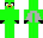 green dog