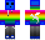 rainbow hoodie slime