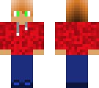 skeleton under boy