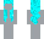 vorlage blaue haare