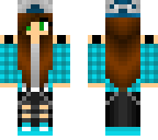 custom blue edited cool girl