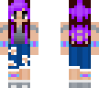 over-did purple hair girl