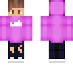 pink hoodie