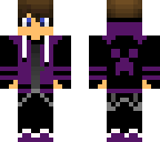 purple hoodie boy