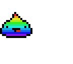 rainbow poop