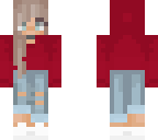 red hoodie