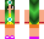 a colourful girl 