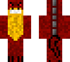 angry red dragon