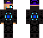 blue flare girl 3d