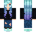 blue girl