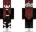 dark goth redhead