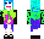 my sisters first minecraft skin