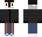 perfect penguin winter or autumn