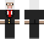 plastic sheep man in a suit
