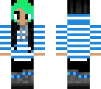 blue and white girl