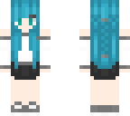 blue haired girl