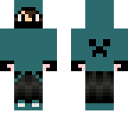 blue hoddie