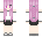 pink hair girl i twin with blue hair i