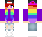 rainbow dj girl