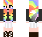 rainbow wolfgirl