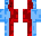 red and blue slime