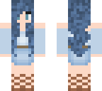 blue dress