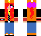boboigirl with bow and ponytail