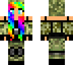 chica militar