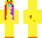 duck girl rainbow edition