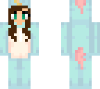edit of blue unicorn onesie