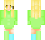 green sweater