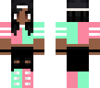mint-pink crop top - ctc 4
