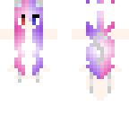 pink and purple cat girl