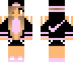 pink nike girl