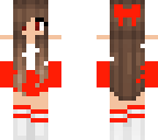 red and white girl