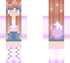 wolf girl purple