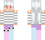 albino girl full outfit