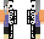 fall half skeleton