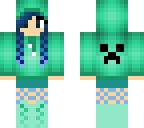 green creeper hoodie