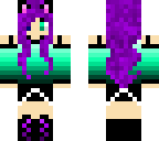 mi skin pelo violeta