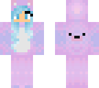 purple pastel bear