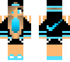 blue nike girl
